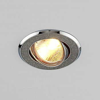 Светильник встраиваемый Elektrostandard 611 MR16 SL серебряный блеск/хром